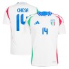 Italien Chiesa 14 Udebanesæt EM 2024 Kortærmet